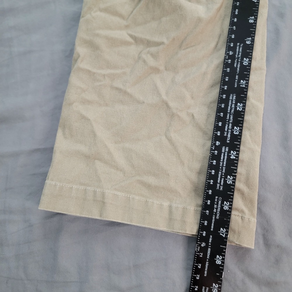 Kuhl Kanvus Jeans Men's 40x29 Beige Stretch Canvas Patina Dye Cell Phone Pocket - Picture 7 of 10
